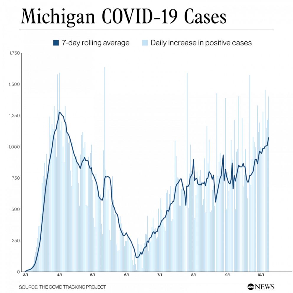 Michigan COVID-19 cases
