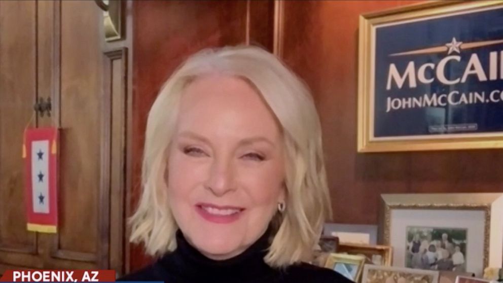 Cindy McCain Says Shes Grateful Biden Harris Are Working On COVID