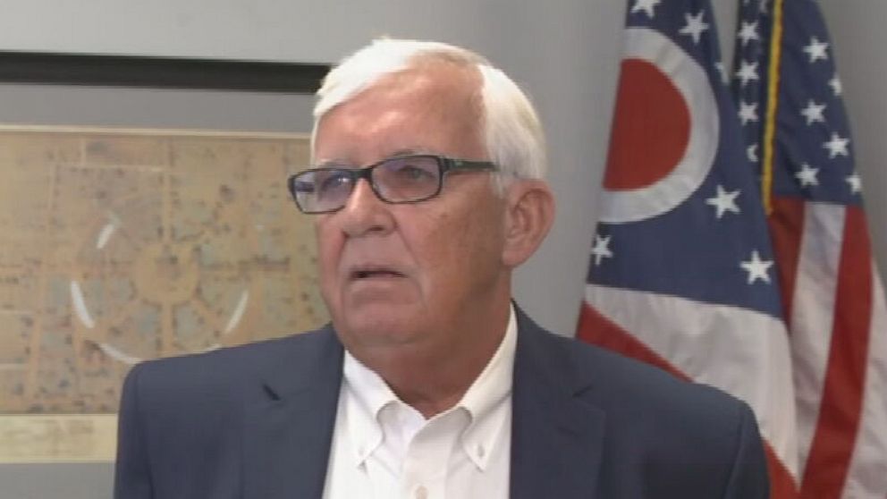 PHOTO: Circleville, Ohio, Mayor Donald McIlroy, speaks with ABC News about a July 4, 2023, incident in which a police dog from his city police department attacked a truck driver.