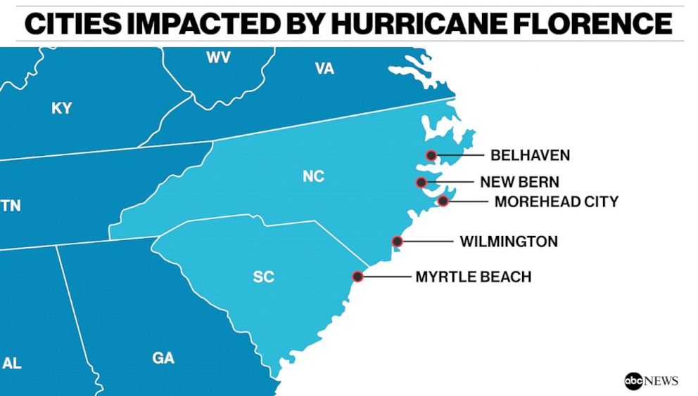 Hurricane Florence update: Horror video shows effect of being INSIDE eye of the  storm, World, News