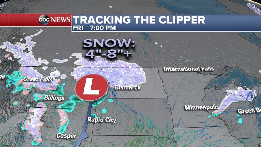 PHOTO: An Alberta clipper is a quick-moving low pressure system that originates from the Canadian Rockies.