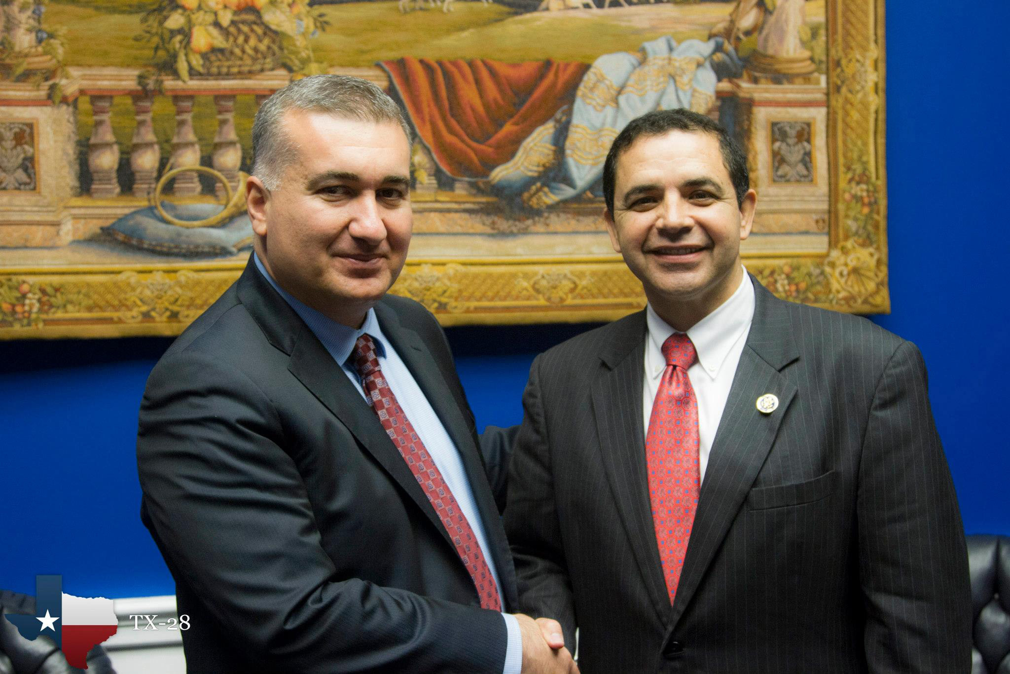 PHOTO: In a May 2013 photo from the website of Rep. Henry Cuellar (D-Texas), Cuellar meets with Elin Suleymanov, Ambassador of Azerbaijan. Cuellar has served as a co-chair of the Congressional Azerbaijan Caucus. 