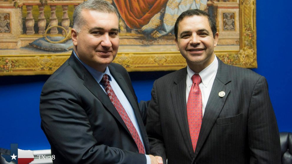 PHOTO: In a May 2013 photo from the website of Rep. Henry Cuellar (D-Texas), Cuellar meets with Elin Suleymanov, Ambassador of Azerbaijan. Cuellar has served as a co-chair of the Congressional Azerbaijan Caucus. 