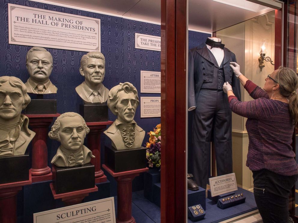 PHOTO: A display featured in Walt Disney Parks & Resorts Hall of Presidents exhibit at Magic Kingdom Park in Orlando.