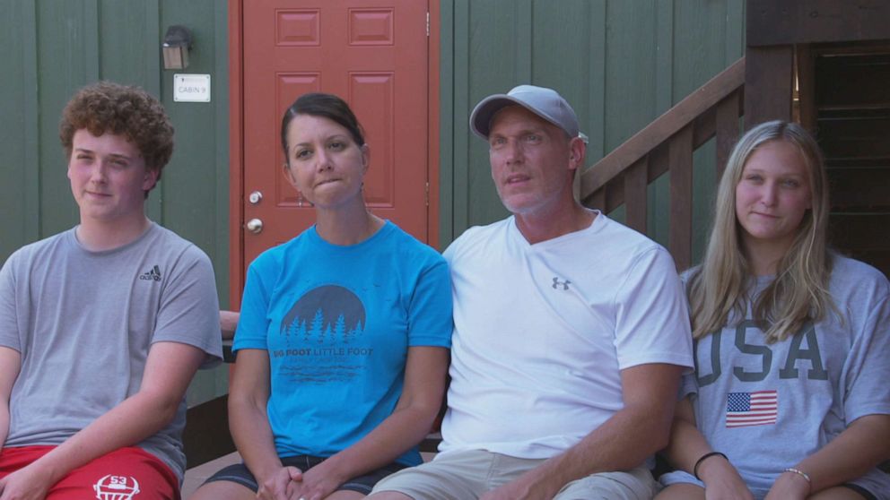 PHOTO: John and Sarah Damschroder (center) with their children, Molly and Jack. The family says this year has been eye-opening with regard to racism in America. 