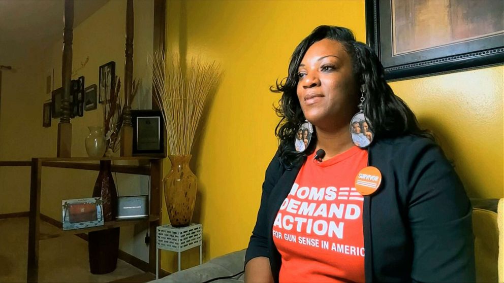 PHOTO: DeAndra Dycus, of Indianapolis, has become an advocate against gun violence after her young son was shot and seriously injured. 