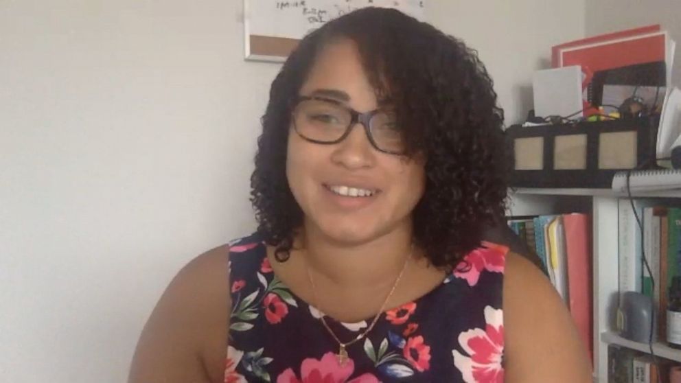 PHOTO: Dibette Lopez is a language arts teacher in Gwinnett County, Georgia. She says she's concerned about returning to school due to her type 1 diabetes and multigenerational household. 