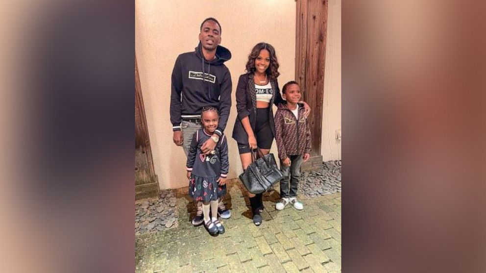 PHOTO: Young Dolph and Mia Jaye are pictured with their children, Tre and Ari.
