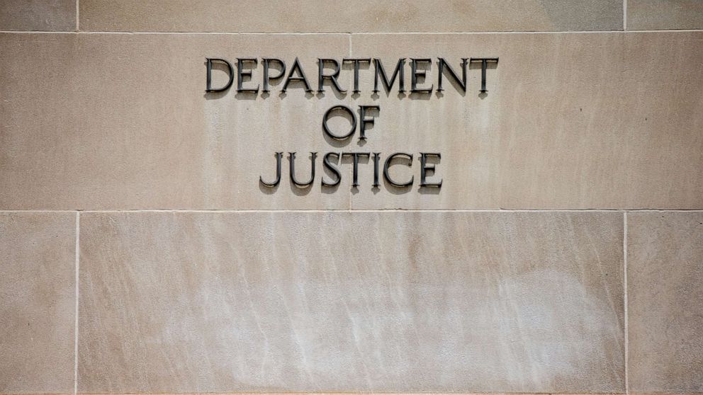 PHOTO: FILE - In this June 19, 2015, file the Justice Department Building in Washington. 