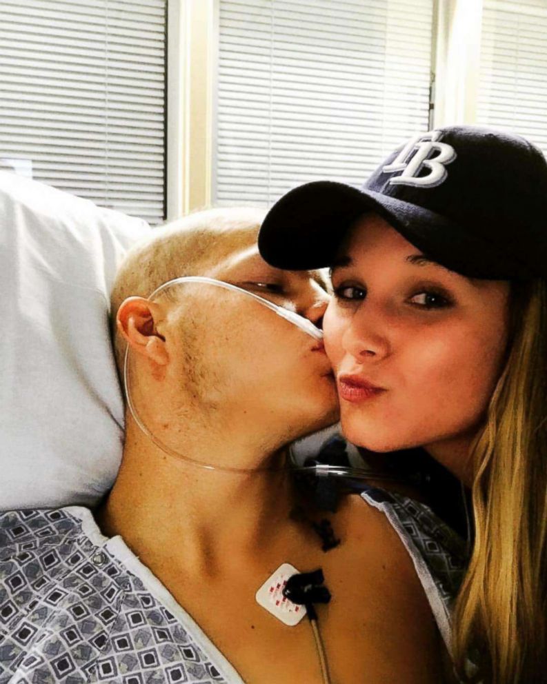 PHOTO: Dustin Snyder, who has terminal cancer, is set to marry his high school sweetheart, Sierra Siverio, on Jan. 28, 2018.