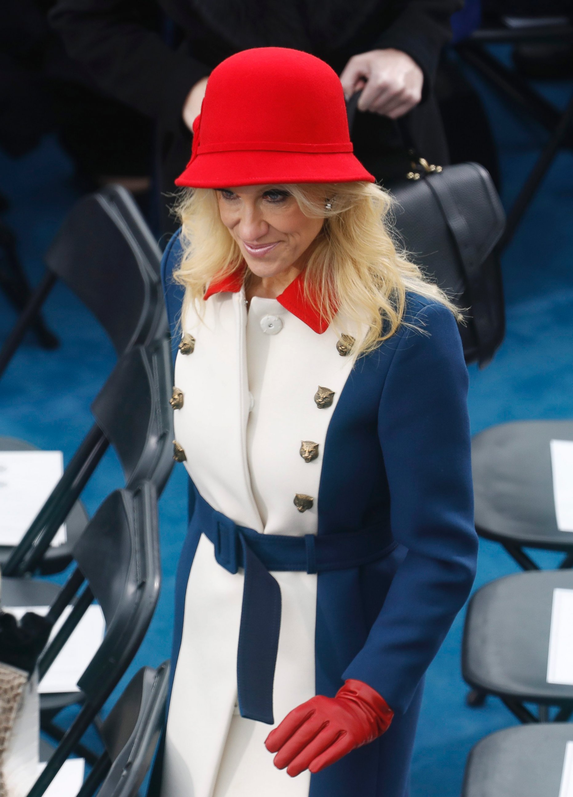 PHOTO: Counselor to Donald J. Trump, Kellyanne Conway arrives a short time before Donald J. Trump is sworn in as the 45th President of the United States in Washington, Jan. 20, 2017. 