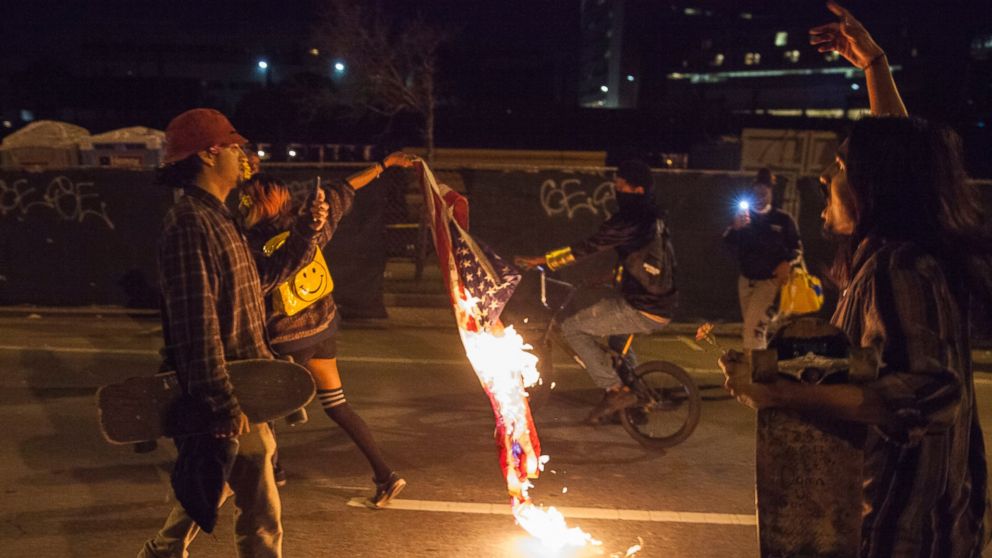 How The Law Protects Flag Burning In The United States ABC News