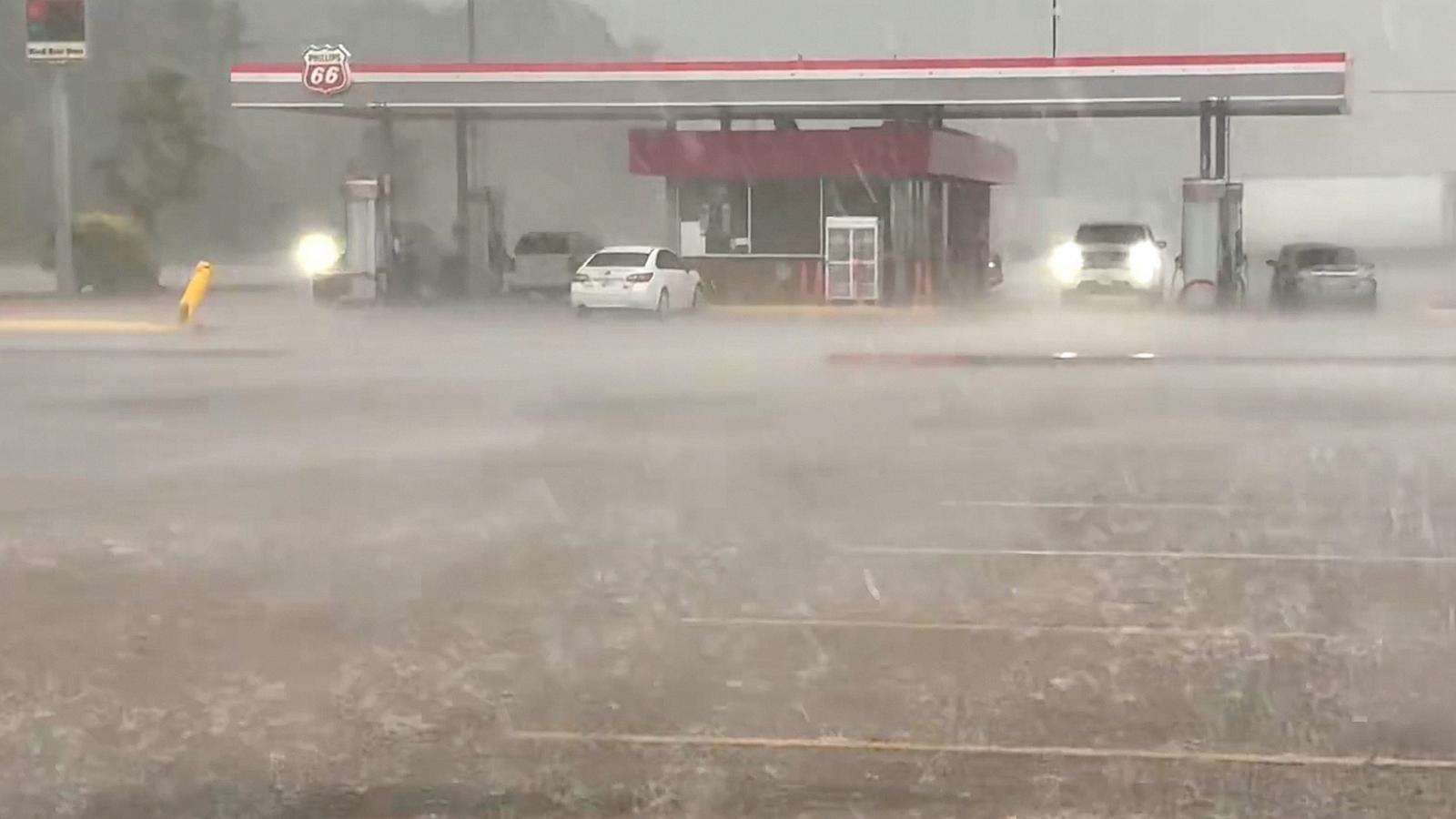 Texas faces life-threatening flash flooding as Edouard slams region with heavy rain