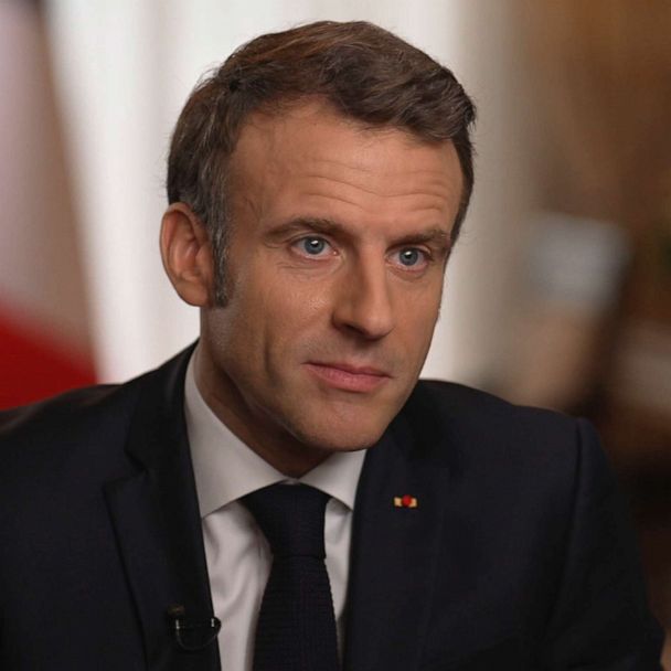 French President Emmanuel Macron says Putin made 'huge mistake' in Ukraine
