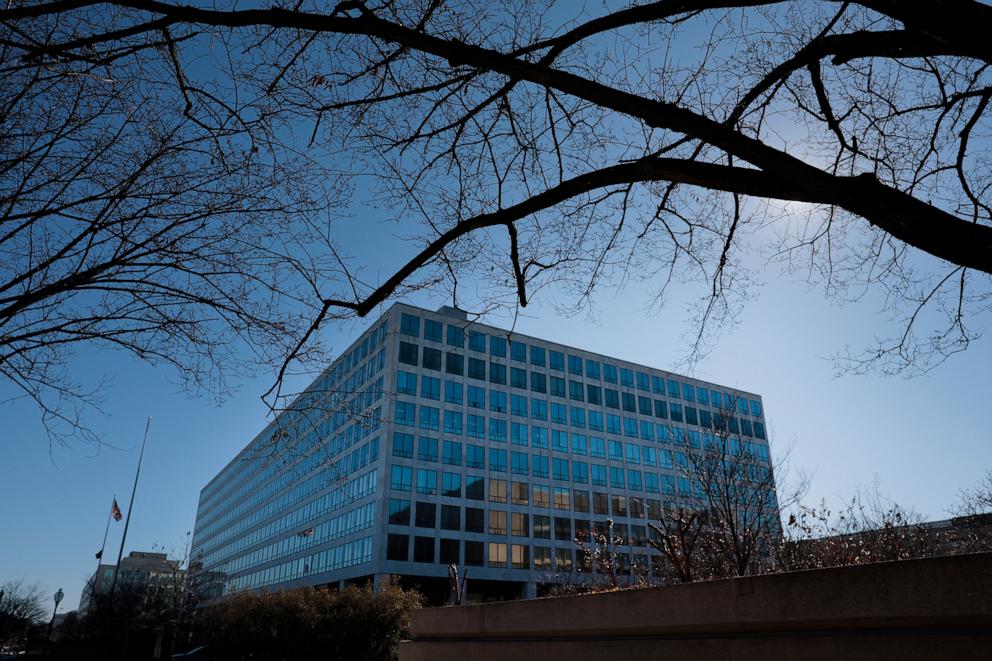 PHOTO: A view of the exterior of the Federal Aviation Headquarters on Independence Avenue on Feb. 14, 2025 in Washington, D.C.