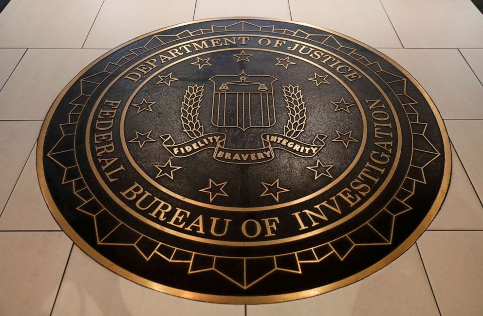 PHOTO: The Federal Bureau of Investigation seal is seen at FBI headquarters in Washington, D.C., June 14, 2018.