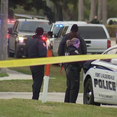  FBI agents swarmed a neighborhood after shots were fired in a Sunrise, Florida, neighborhood.