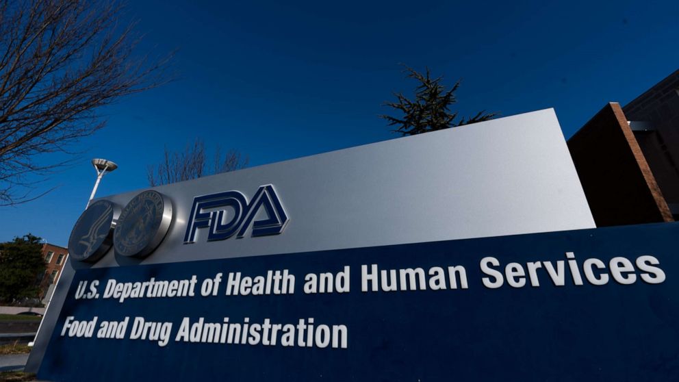 PHOTO: Food and Drug Administration building is shown Thursday, Dec. 10, 2020 in Silver Spring, Md. A U.S. government advisory panel convened on Thursday to decide whether to endorse mass use of Pfizer's COVID-19 vaccine.