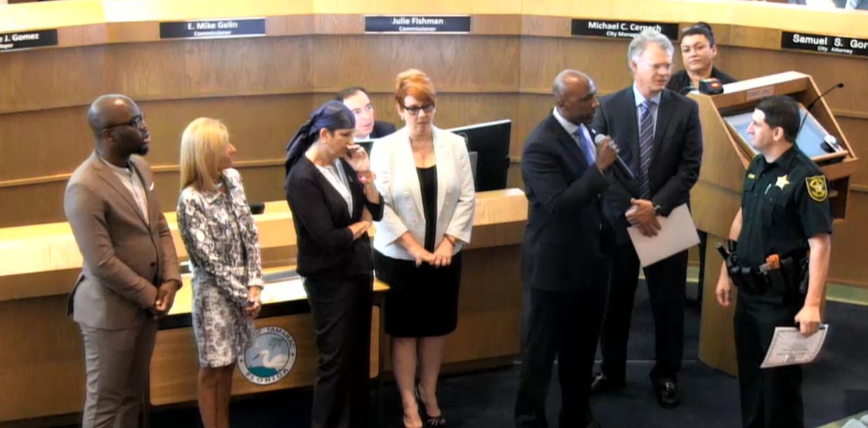 PHOTO: A Tamarac, Florida, commissioner used an awards ceremony to publicly berate a Broward Sheriff's Office deputy. 