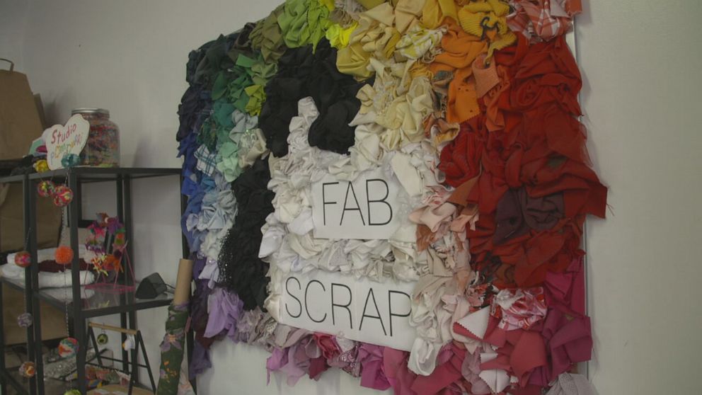 PHOTO: Fabscrap is a Brooklyn-based fabric recycling company.