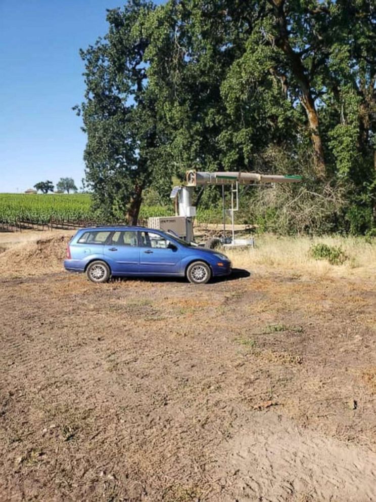 PHOTO:  A man is lucky to be alive after he was rescued from being stuck for two days inside farm equipment at a vineyard in Santa Rosa, California, after Sonoma Sheriff’s Office received a complaint of a suspicious vehicle on June 8, 2021.