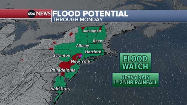 1 Dead As Heavy Rain Prompts Flash Flood Emergency In Parts Of New York State Abc News