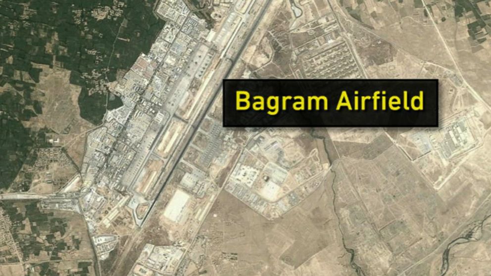 Bagram Airfield in Afghanistan.