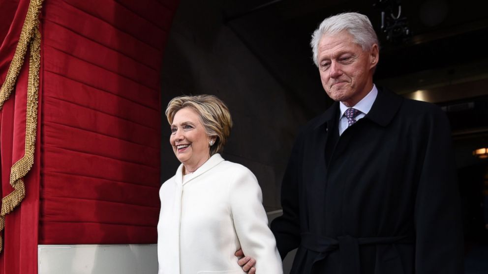 Hillary Clinton Attends Inauguration, Donald Trump Thanks Clintons At  Capitol Lunch - Abc News