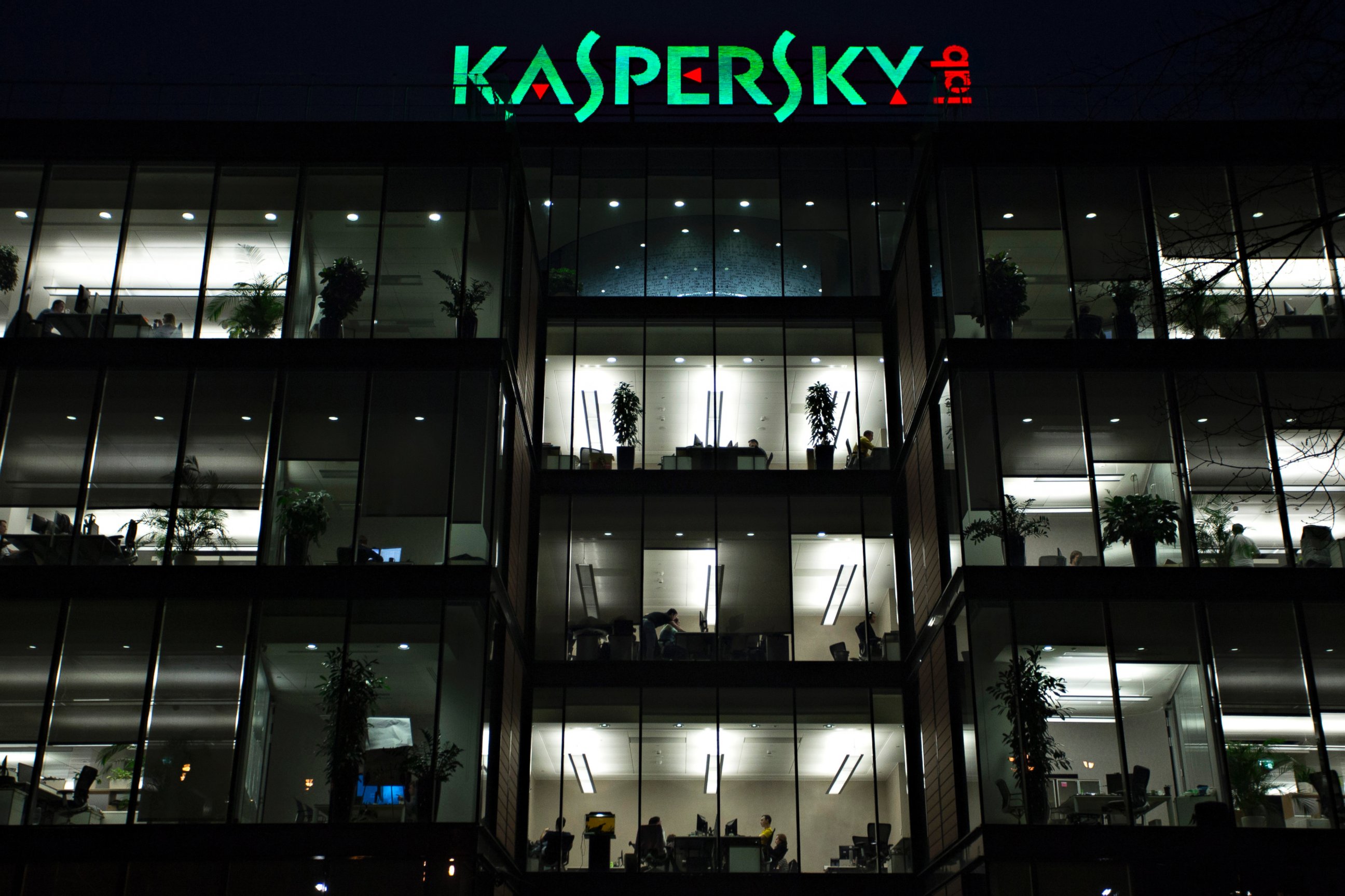 PHOTO: Employees work in the headquarters of Kaspersky Lab, a cyber-security firm, Dec. 9, 2014, in Moscow.