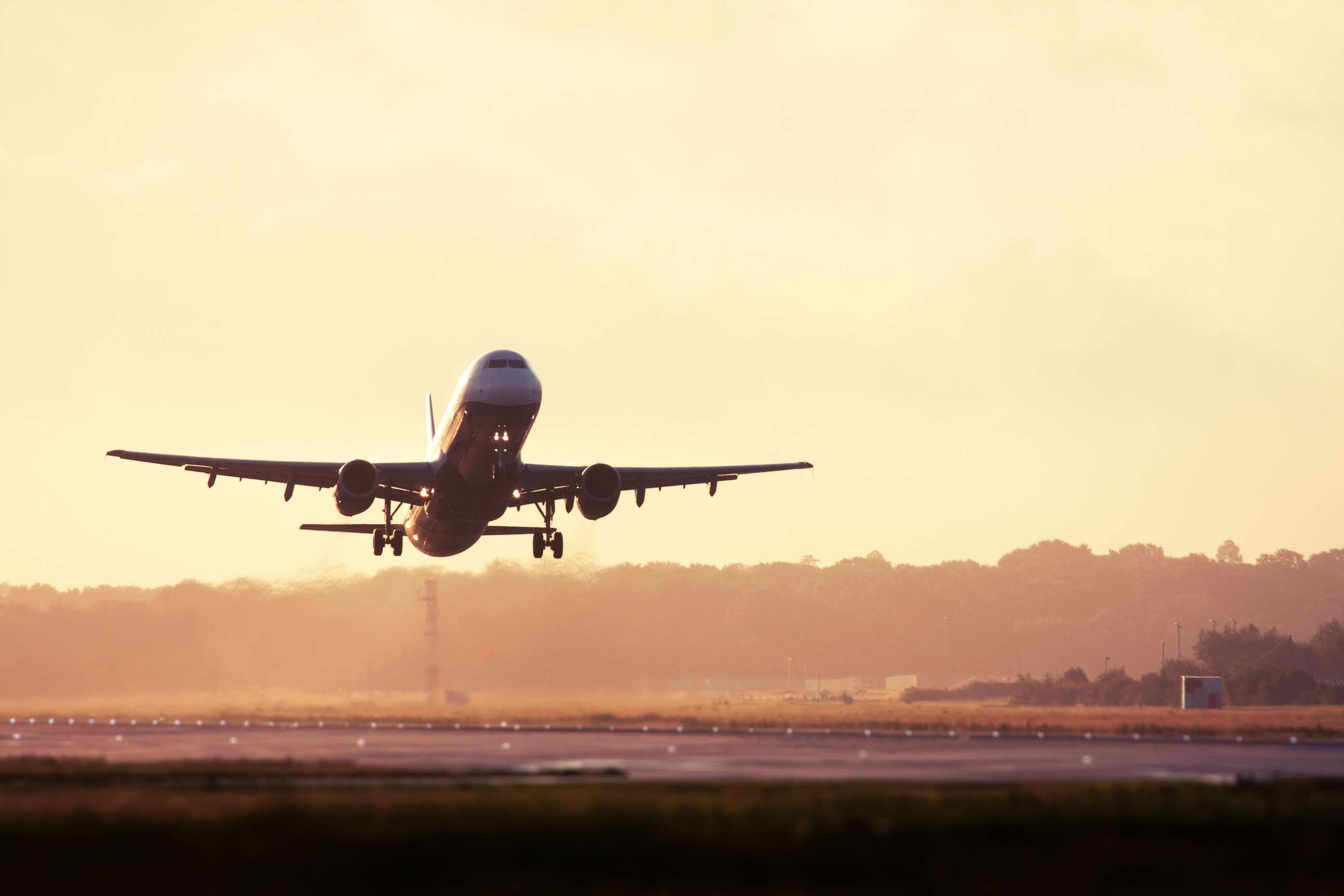 PHOTO: An airplane takes off from the runway in this undated stock photo.