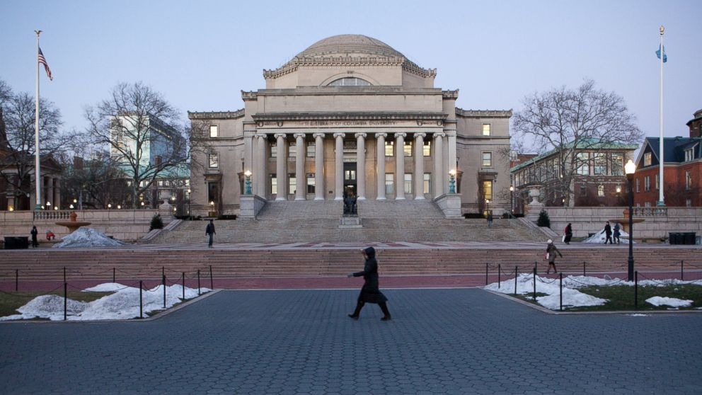 Columbia University campus in New York City, Jan. 7, 2014. 