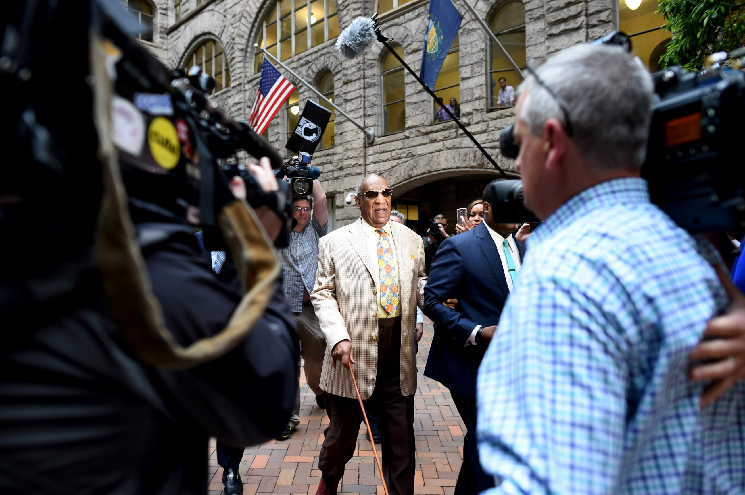 PHOTO: Bill Cosby arrives at the Allegheny County Courthouse in Pittsburgh, May 22, 2017. 