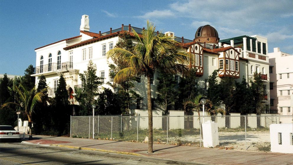 PHOTO: The Miami Beach home of Italian fashion designer Gianni Versace, July 15, 1997, where he was found slain.