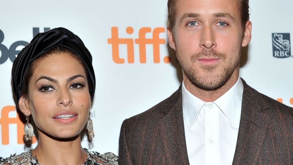 Actors Eva Mendes and Ryan Gosling attend "The Place Beyond The Pines" premiere during the 2012 Toronto International Film Festival at Princess of Wales Theatre, Sept. 7, 2012 in Toronto.