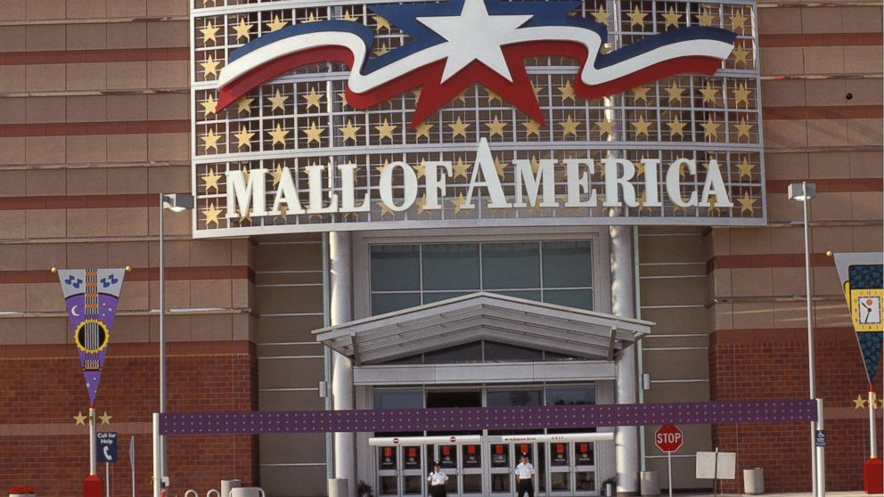 PHOTO: One of the main entrances to the mall, Mall of America, in Minneapolis in Aug. 1992.