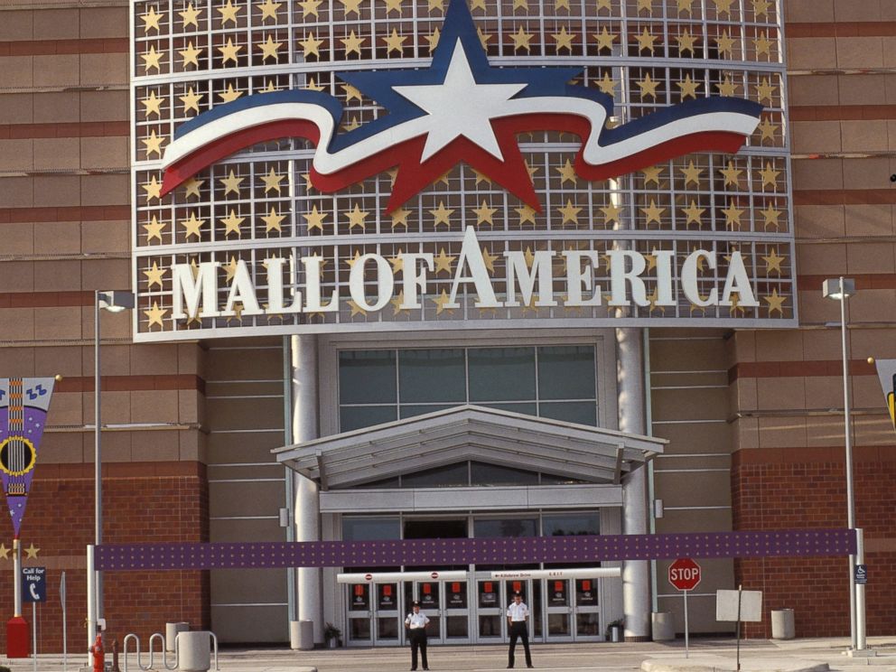 PHOTO: One of the main entrances to the mall, Mall of America, in Minneapolis in Aug. 1992.