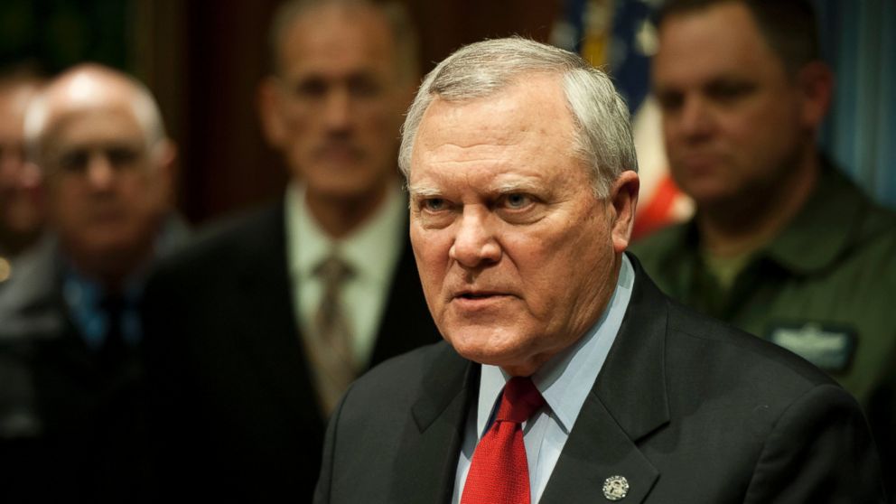 Georgia Gov. Nathan Deal answers questions from the media during a news conference at the Capitol building on Feb. 11, 2014 in Atlanta.
