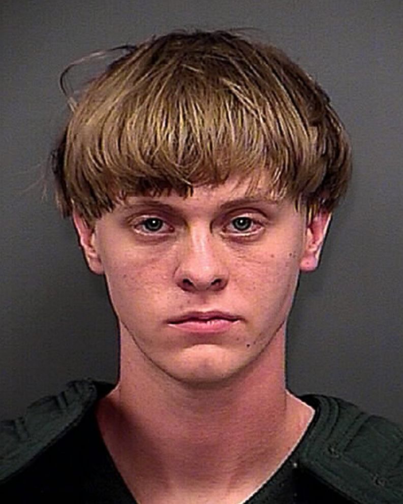 PHOTO: Dylann Storm Roof is seen in his booking photo after he was apprehended as the main suspect in the mass shooting at the Emanuel African Methodist Episcopal Church that killed nine people on June 18, 2015 in Charleston, South Carolina. 