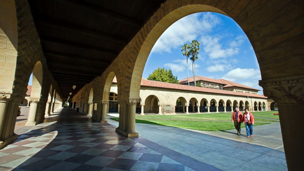 PHOTO: The "Cour d'Honneur" of Stanford University in California, is pictured in this undated photo.