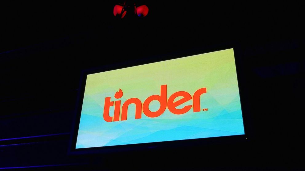 Tinder on display at the Billboard Winterfest at Park City Live! on Jan. 21, 2016 in Park City, Utah.