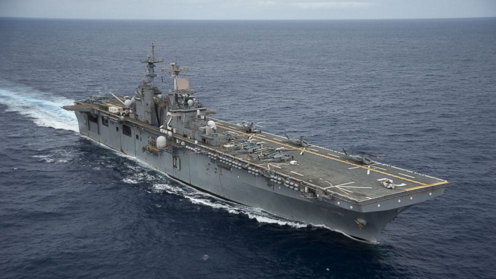 Prosecutors say then-Lt. Gentry Debord served aboard the amphibious assault ship USS Essex.