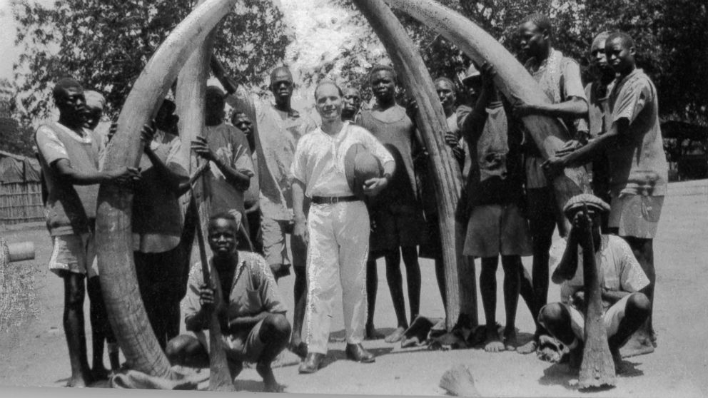 PHOTO: This photo taken between 1920-1930 shows hunting trophies in Sudan, Africa. 