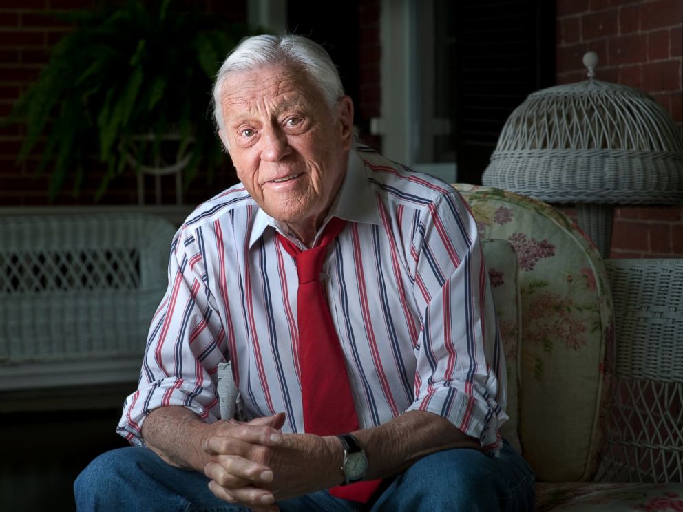 PHOTO: Ben Bradlee, executive editor of The Washington Post during the Watergate era is photographed at his home in Washington, June 3, 2012.