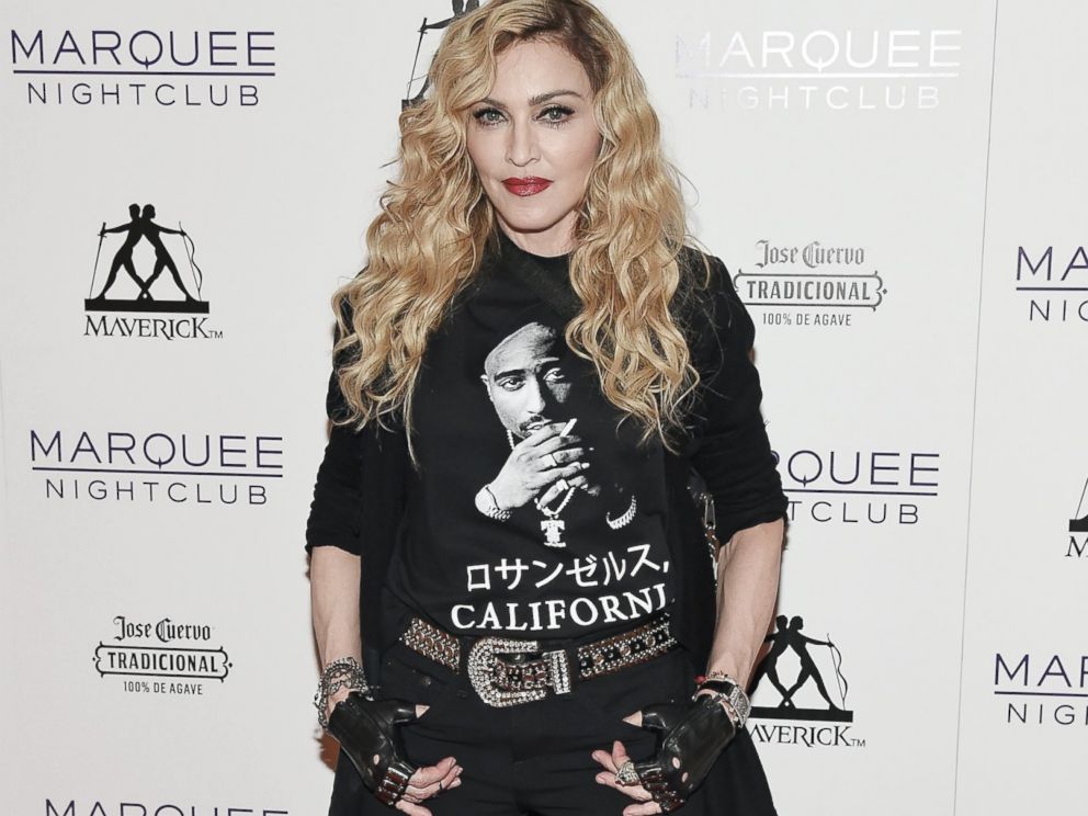 PHOTO:Madonna arrives at the Marquee Nightclub to host an after party for her Rebel Heart Tour concert, Oct. 25, 2015 in Las Vegas.