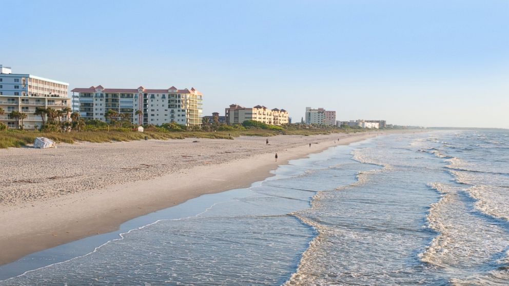 Cocoa Beach, Florida is shown in this undated stock image.