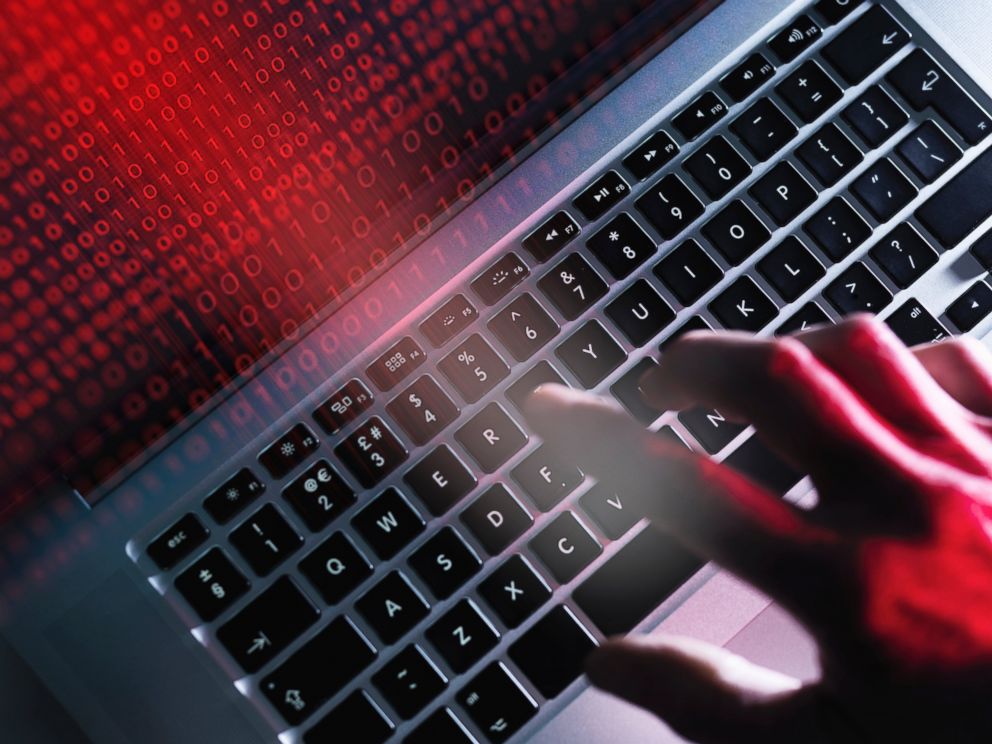 PHOTO: This undated stock photo illustrates a computer being hacked.