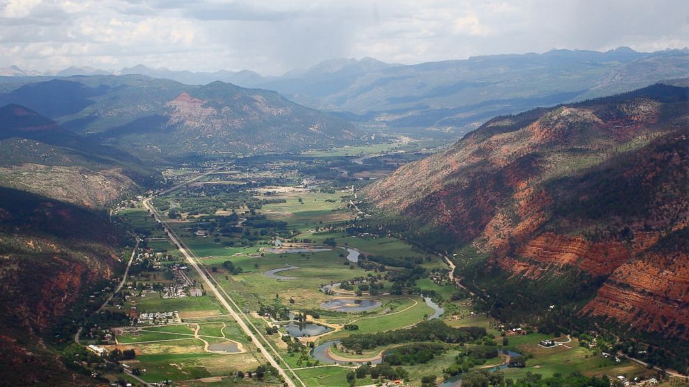 The Animas River Valley is seen here in Durango, Colorado.