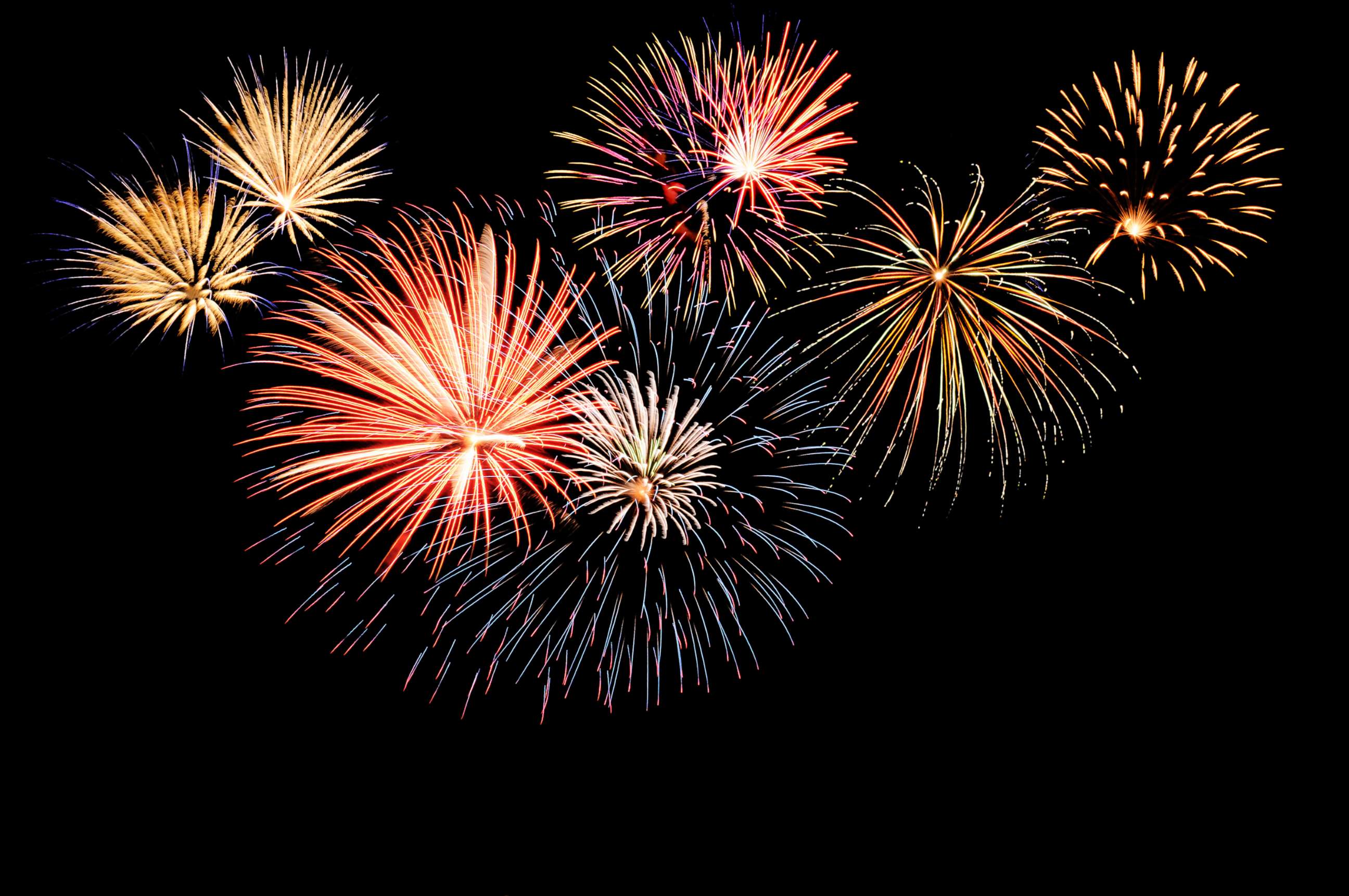 PHOTO: Fireworks light up the night sky in this undated file photo.