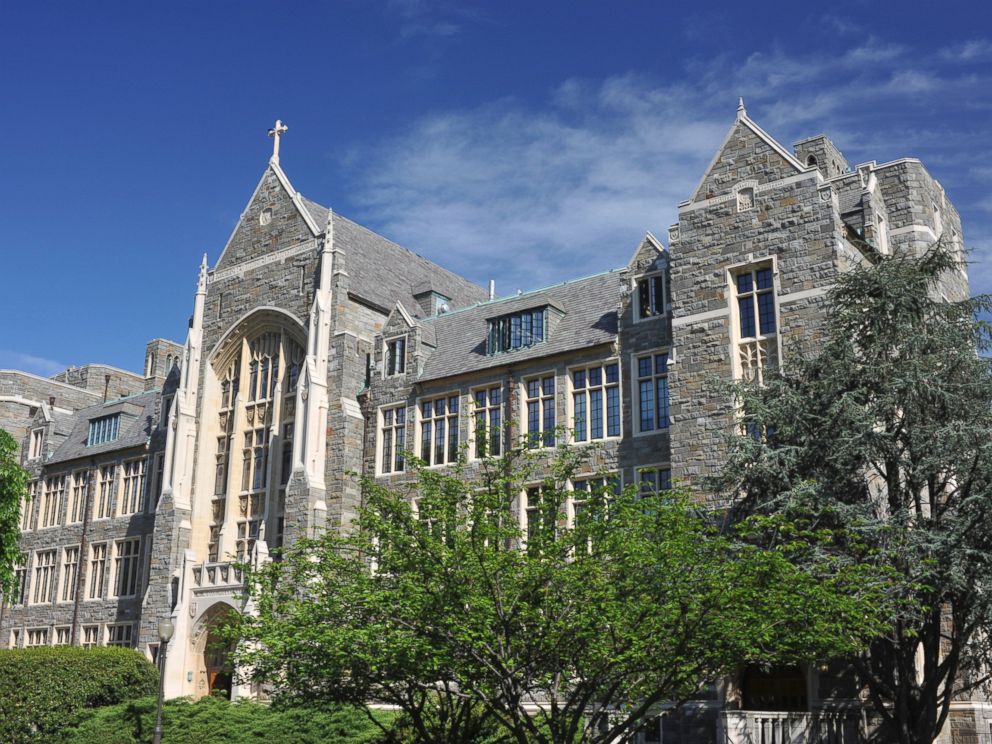 PHOTO: White-Gravenor Hall of Georgetown University is shown.