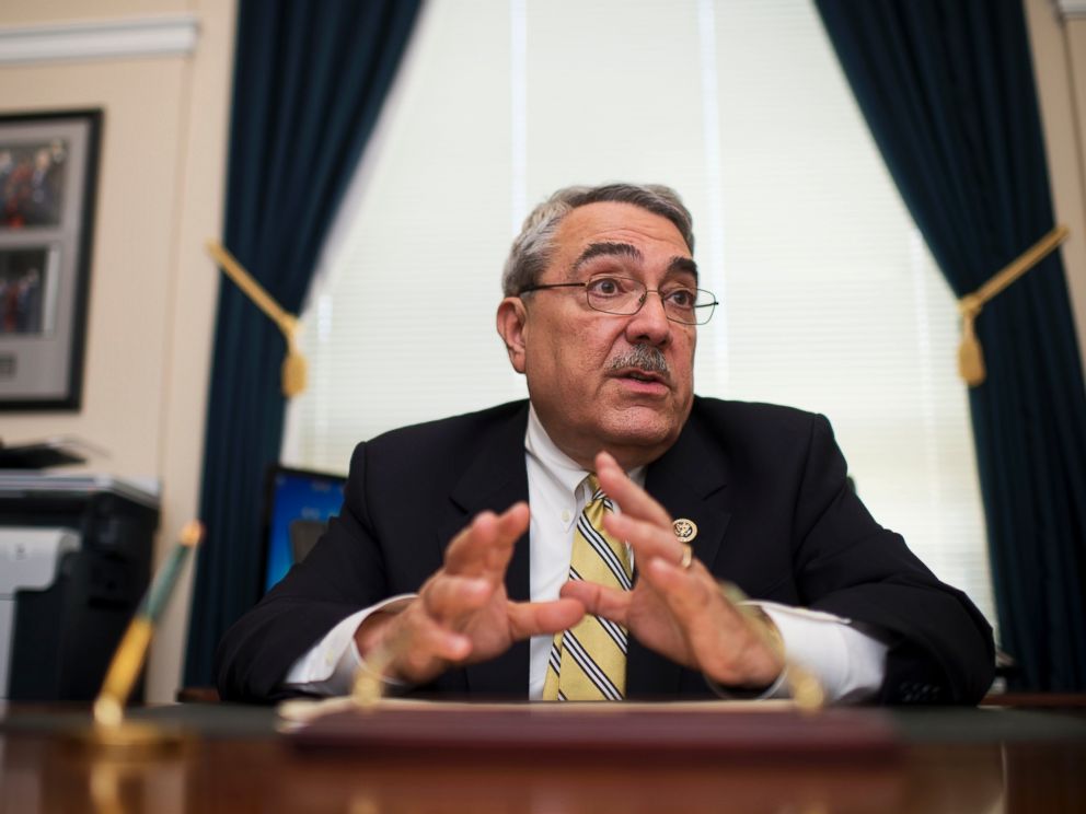 PHOTO: Rep. G.K. Butterfield, chairman of the Congressional Black Caucus, is interviewed by CQ Roll Call in his Rayburn office, July 9, 2015.